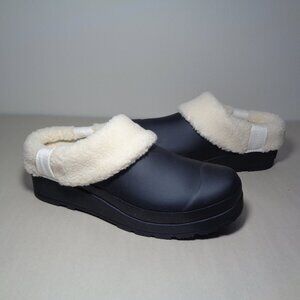 Hunter Size 8 M / PLAY INSULATED CLOG / Black White / Rubber / New Women's Shoes